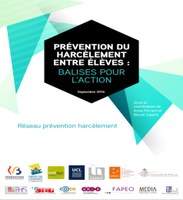 Brochure : Prévention du harcèlement entre élèves : balises pour l'action